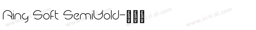 Ring Soft SemiBold字体转换